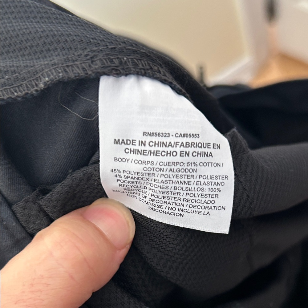 Nike Golf Men's Black Chino Jogger Pants Black Size M - Picture 3 of 8